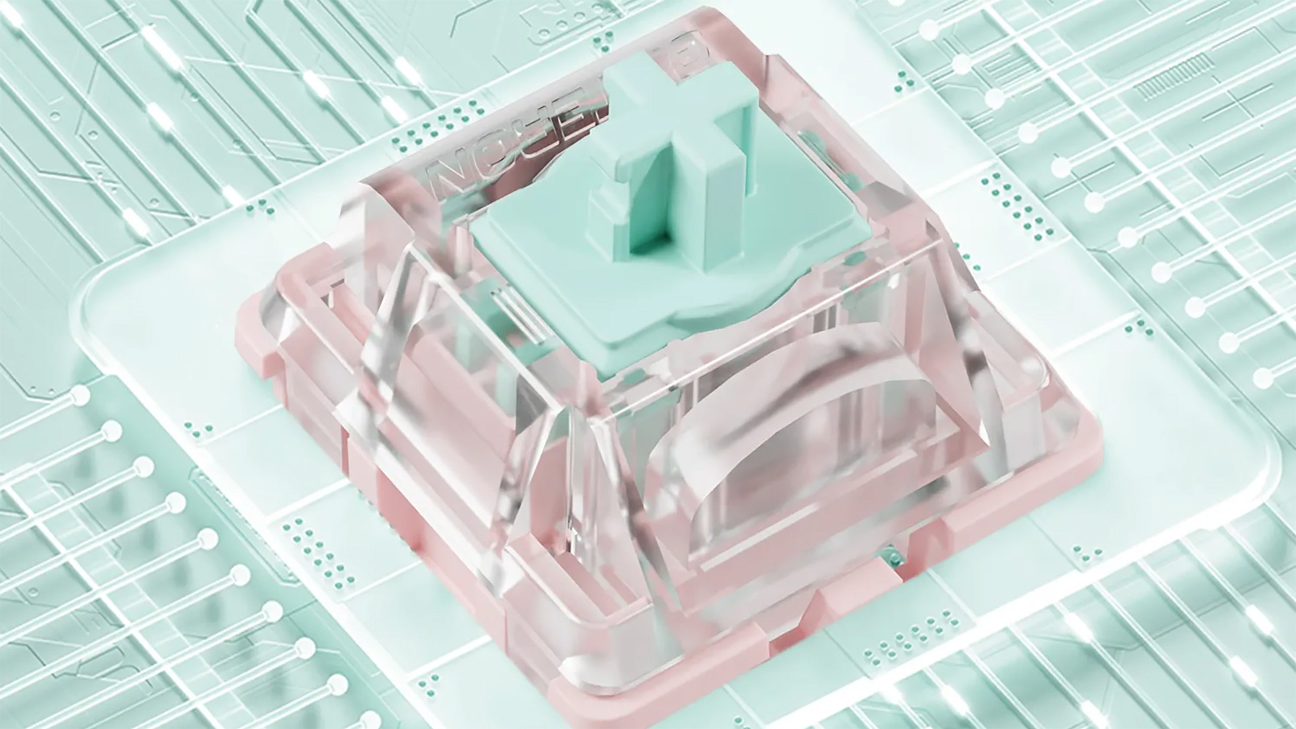 Gateron Dual-rail Magnetic Jade Mini (E)