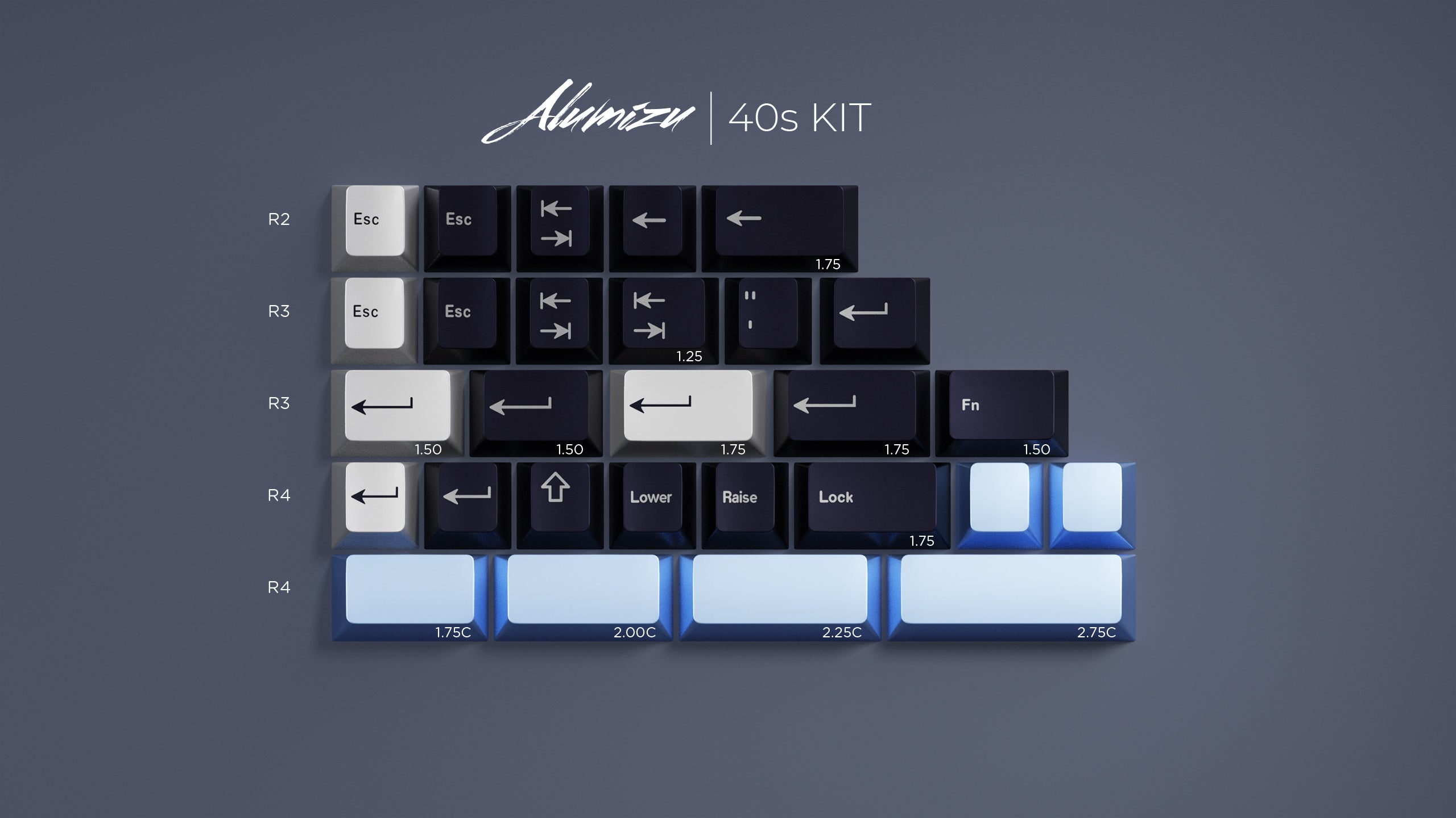 Alumizu Keycaps