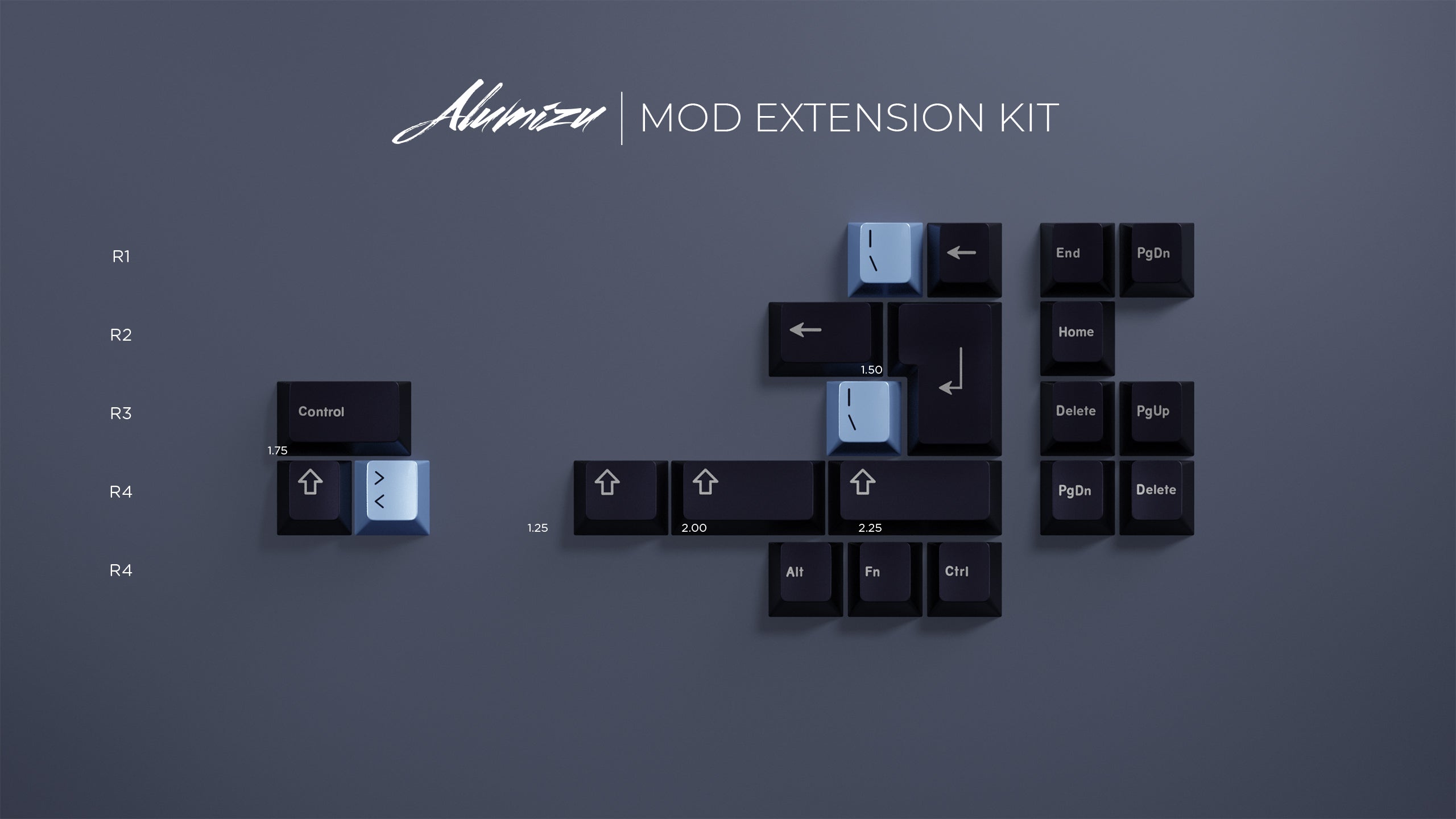 Alumizu Keycaps
