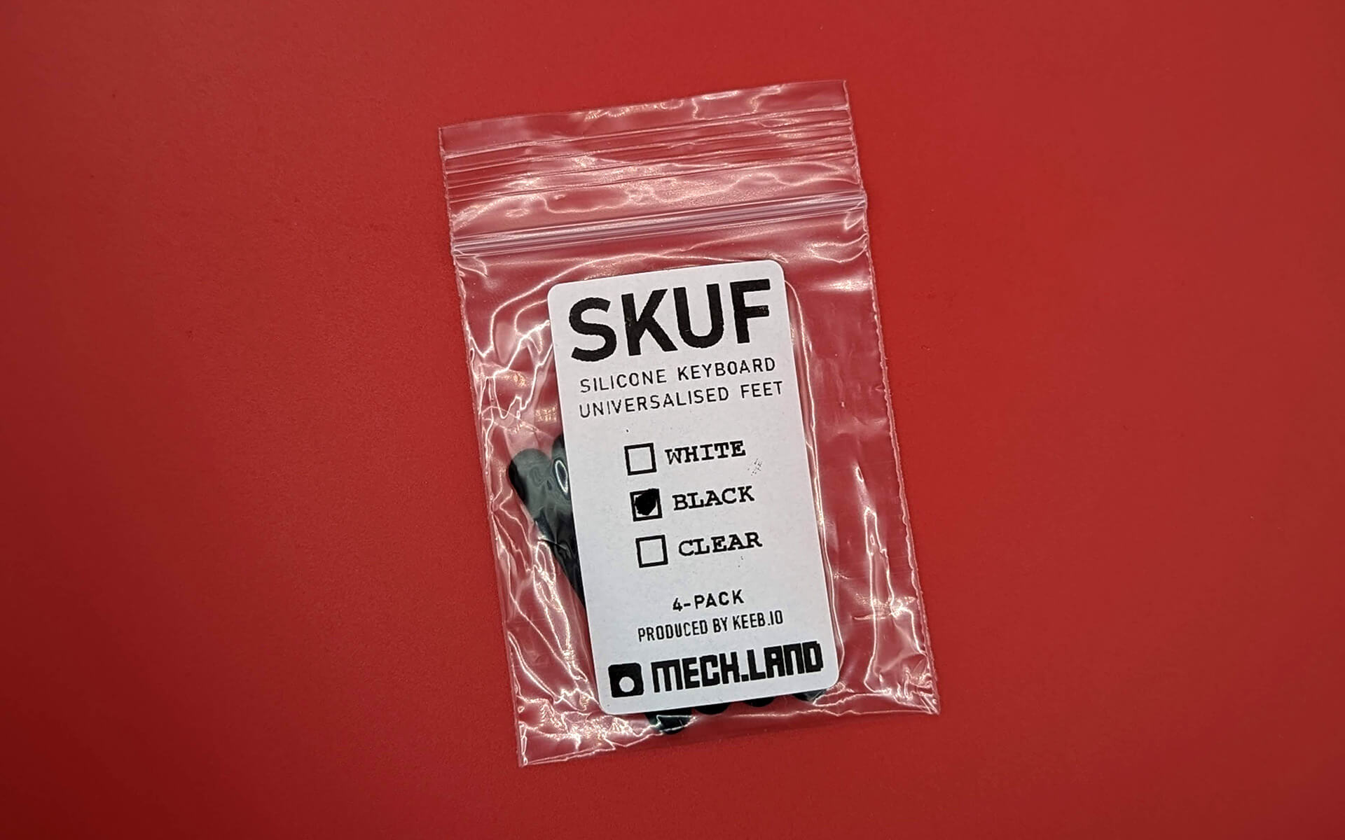 SKUF Silicone Rubber Keyboard Feet