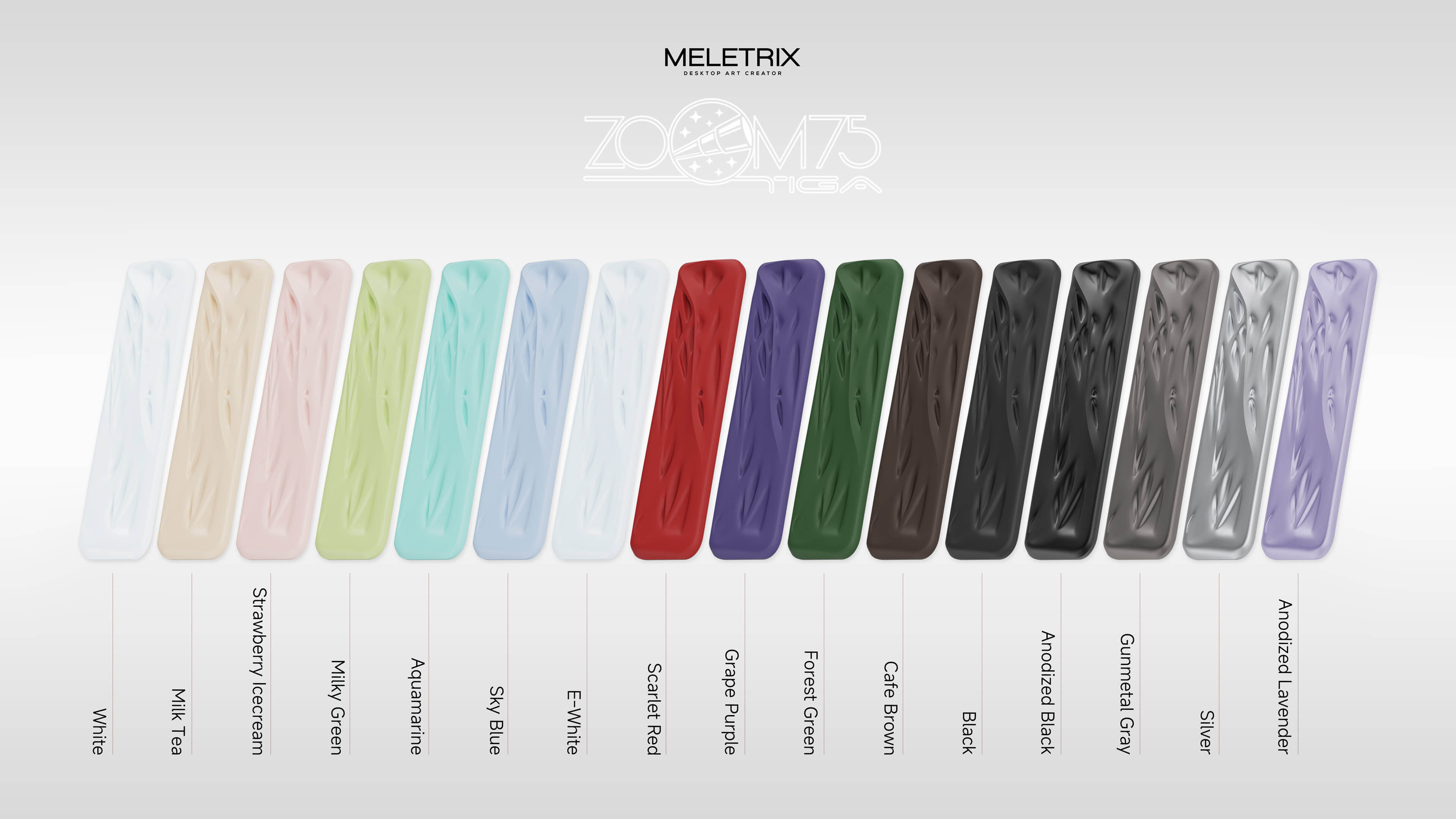 Meletrix x Elipsis Mercury Wrist Rest [Group Buy]