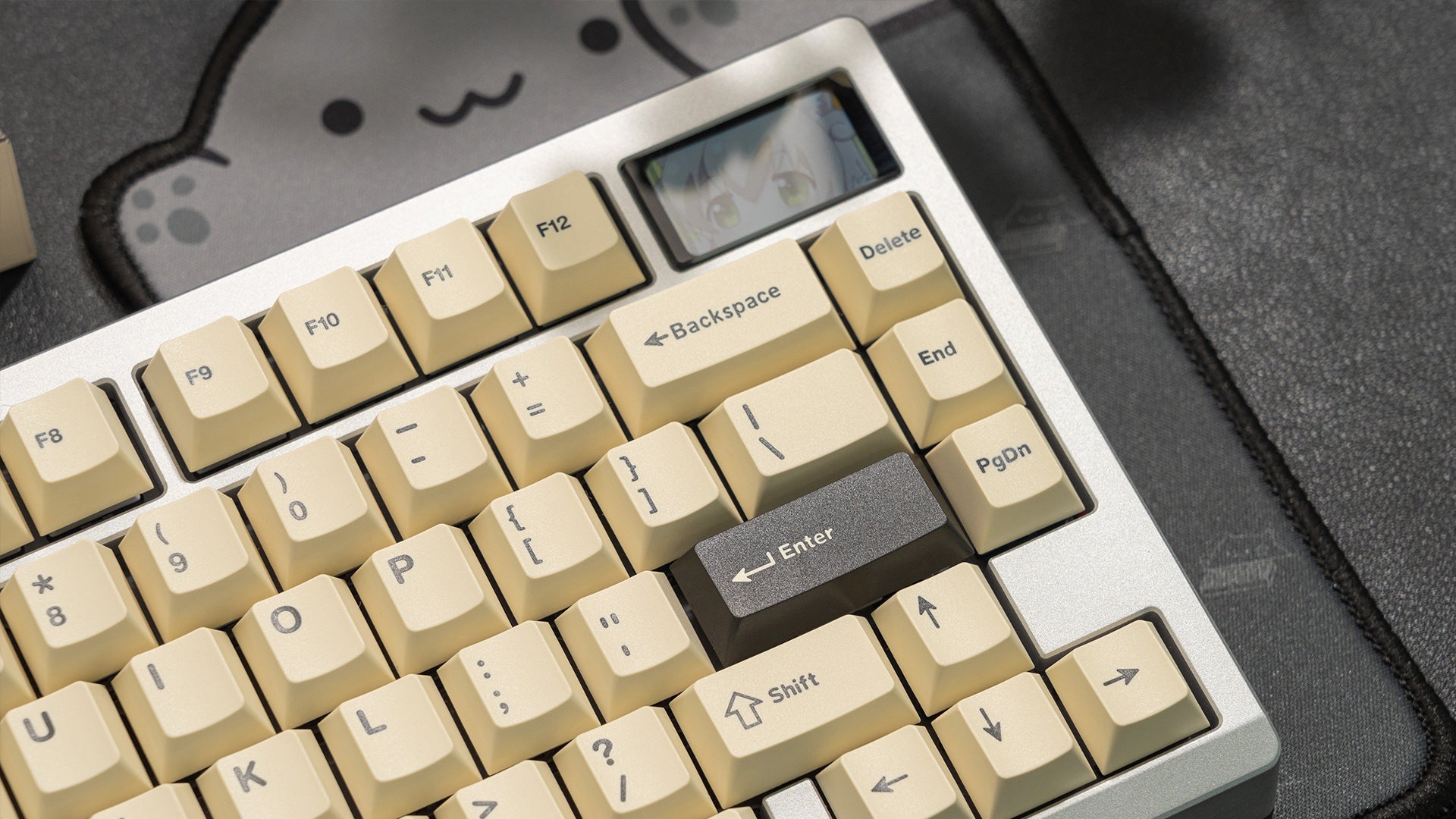 WS PBT Creamy Charcoal キーキャップセット Zoom75_Keycap_CreamyCharcoal_0