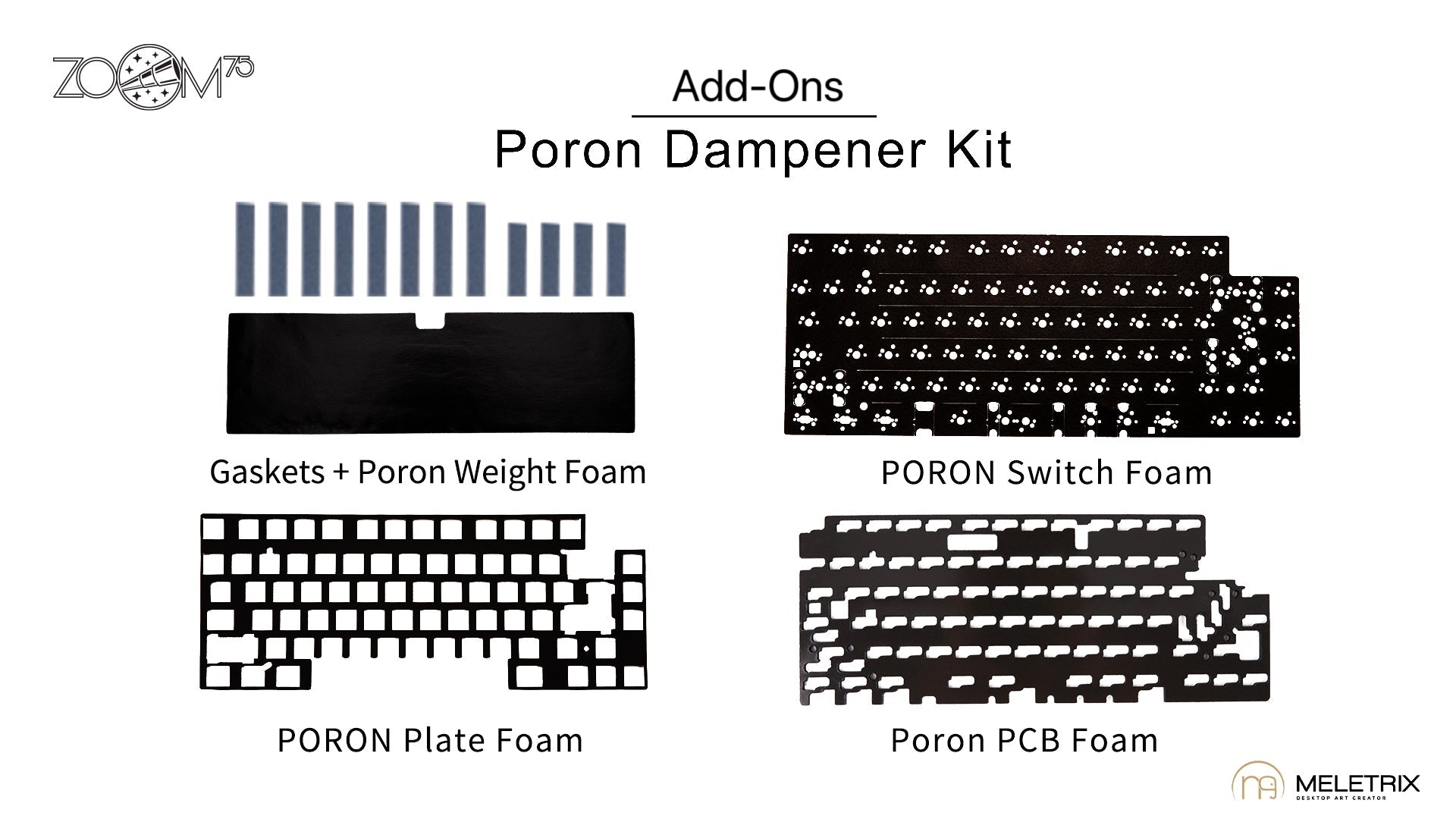 Zoom75 - Add-ons & Accessories Batch 3 [Pre-order]