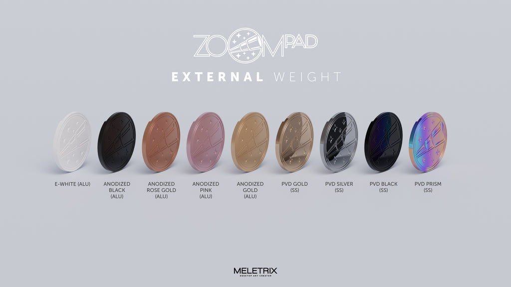 Zoompad - Extra External Weights [Pre-order]