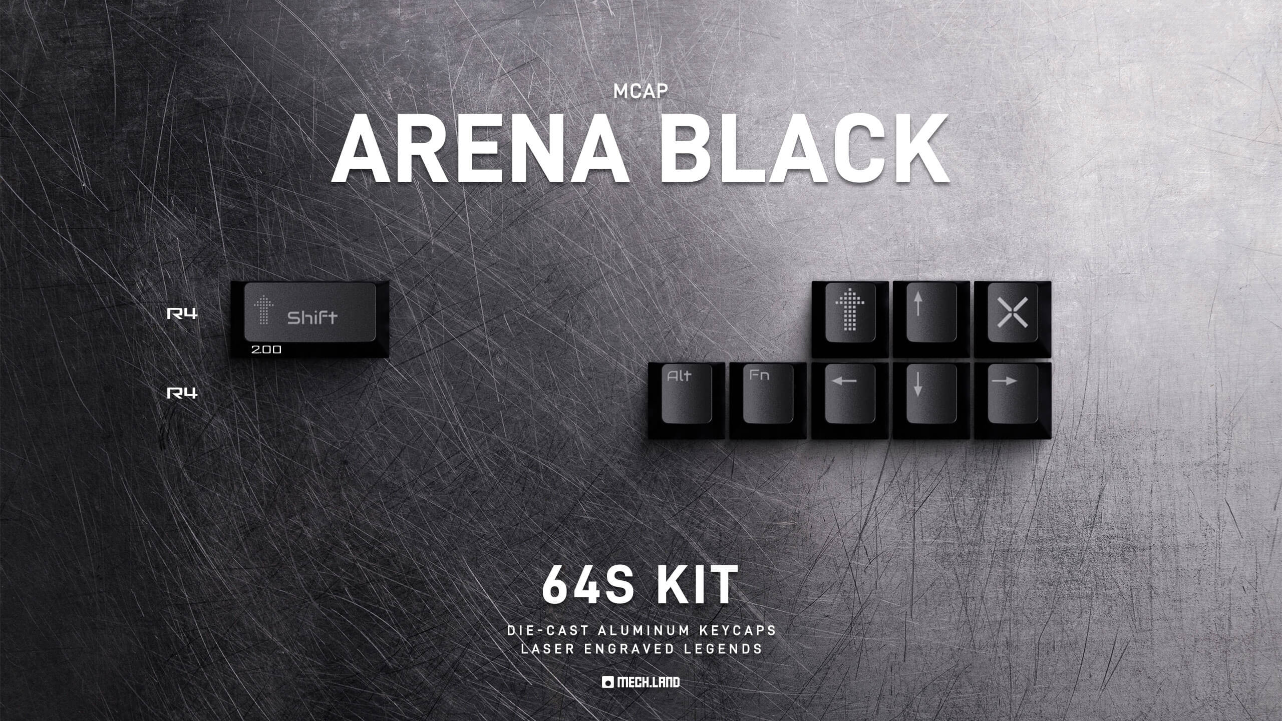 MCap Die-cast Aluminum Keycaps
