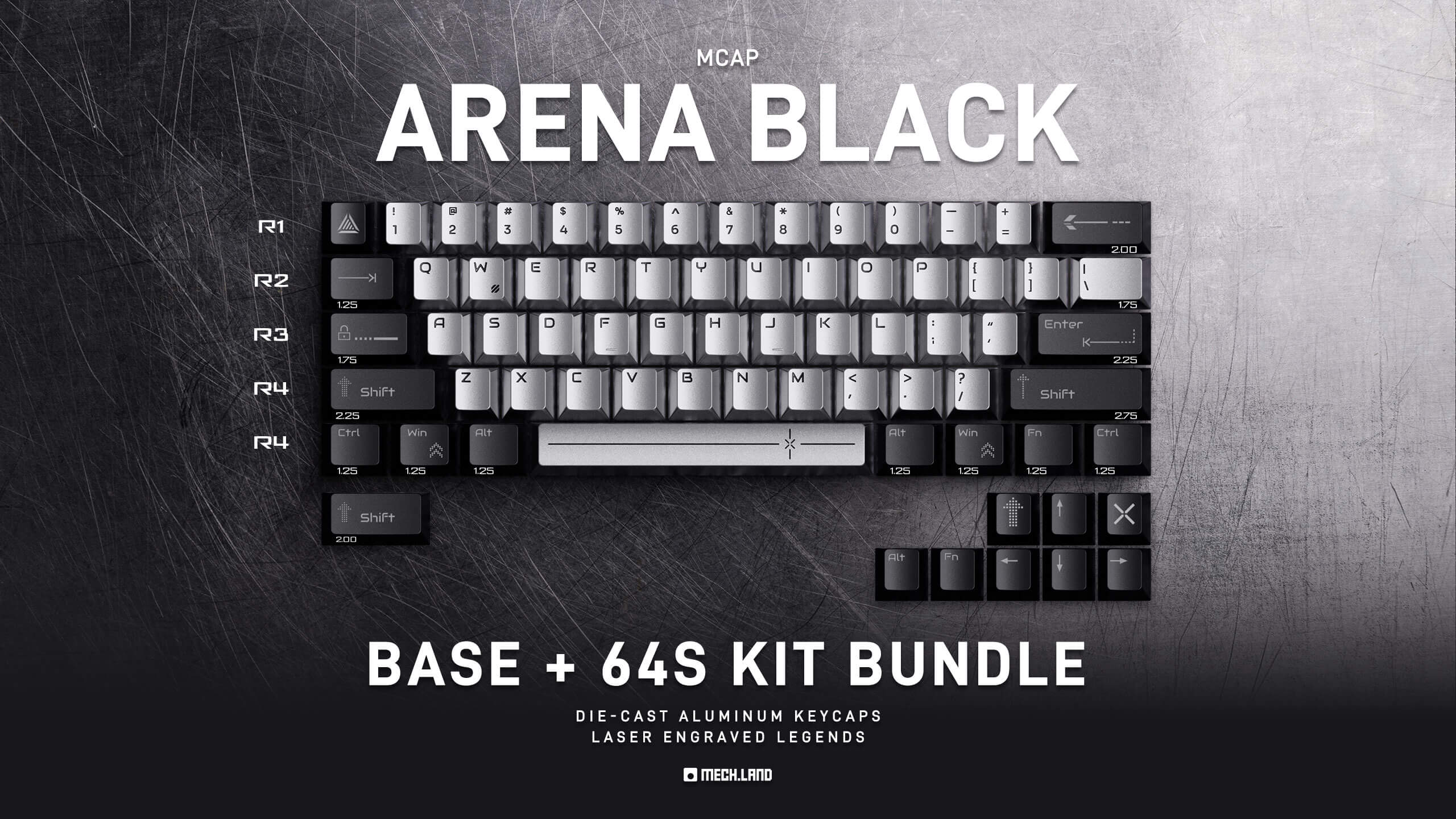 MCap Die-cast Aluminum Keycaps