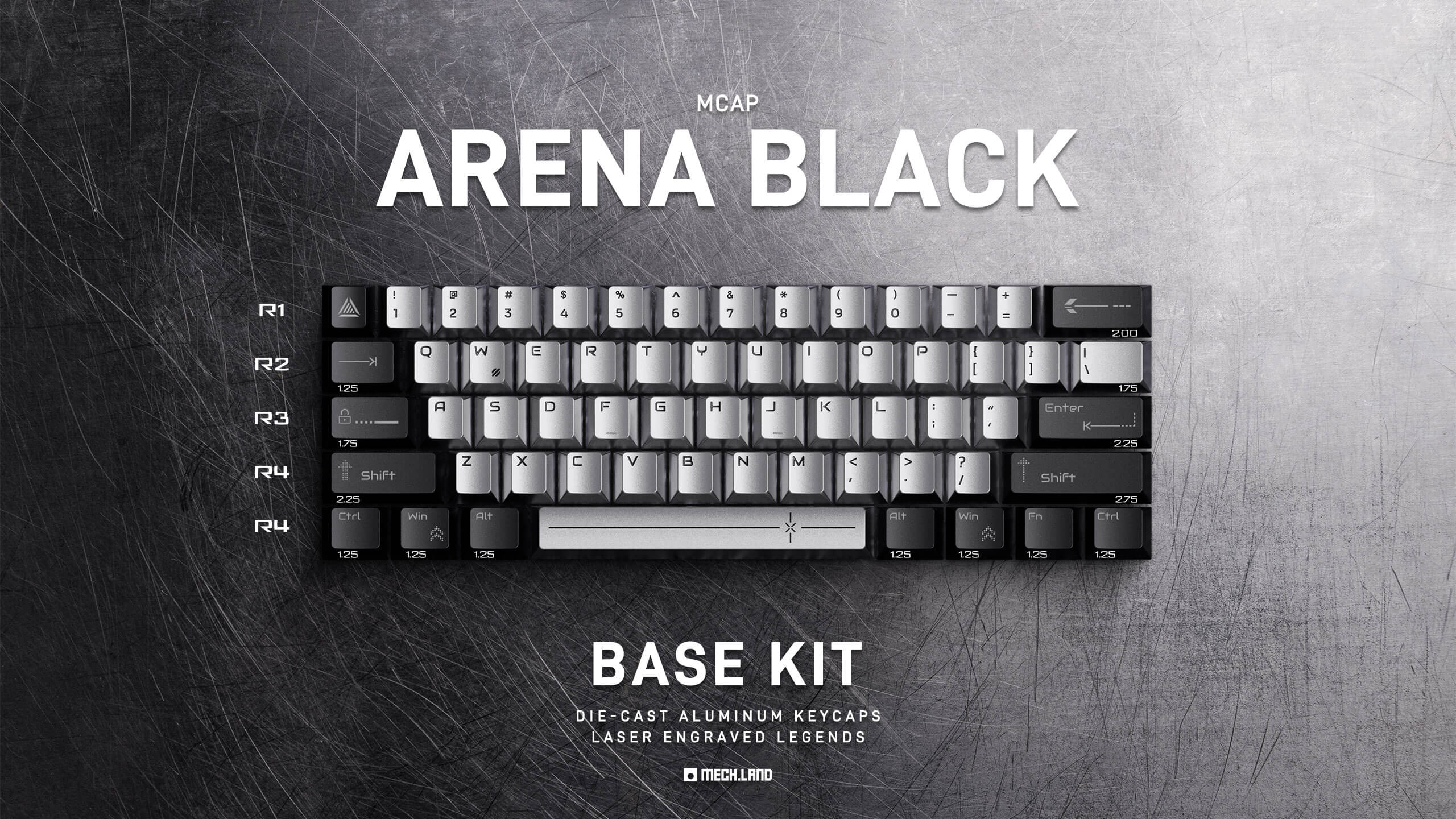 MCap Die-cast Aluminum Keycaps