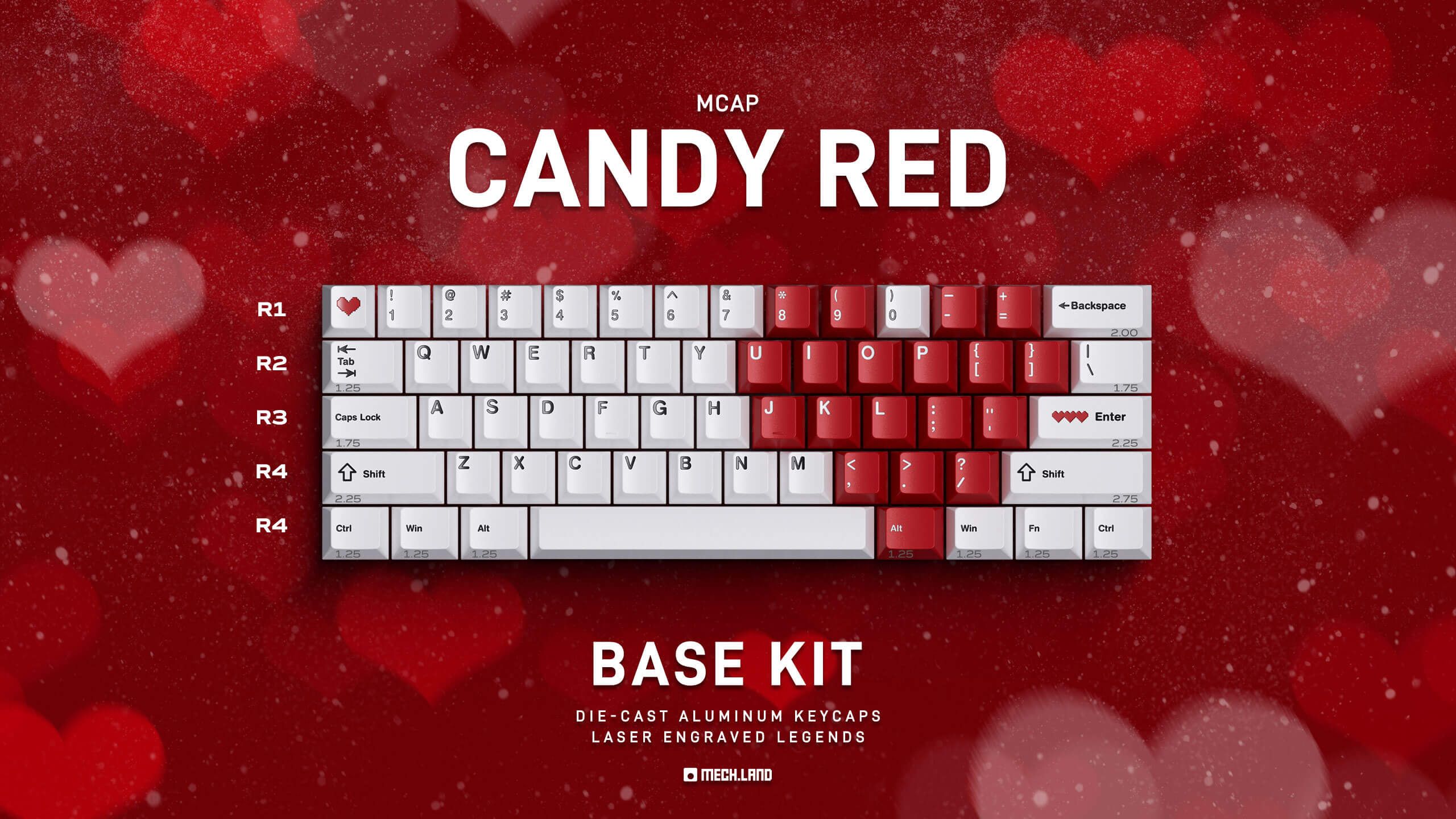MCap Die-cast Aluminum Keycaps
