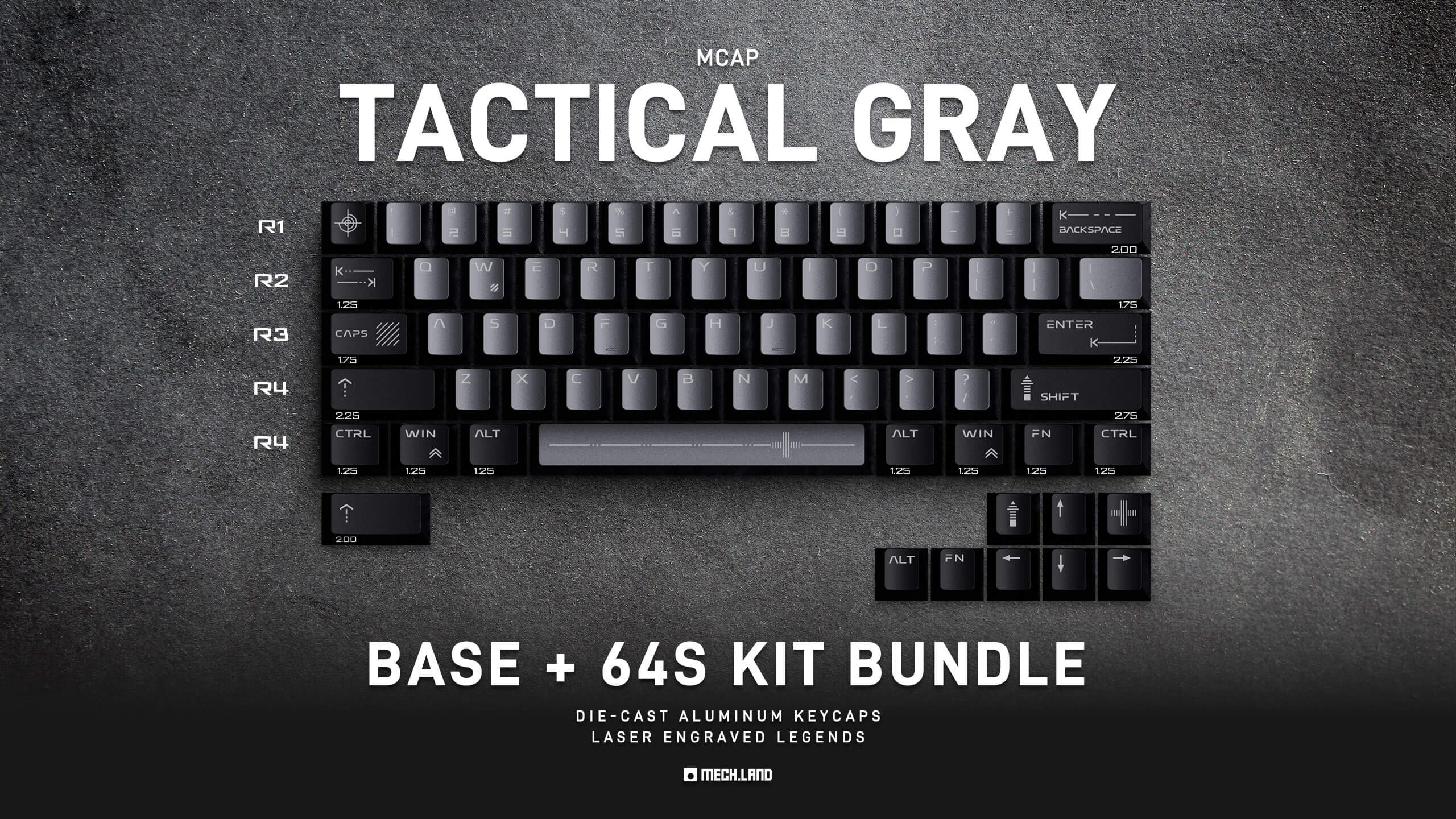 MCap Die-cast Aluminum Keycaps