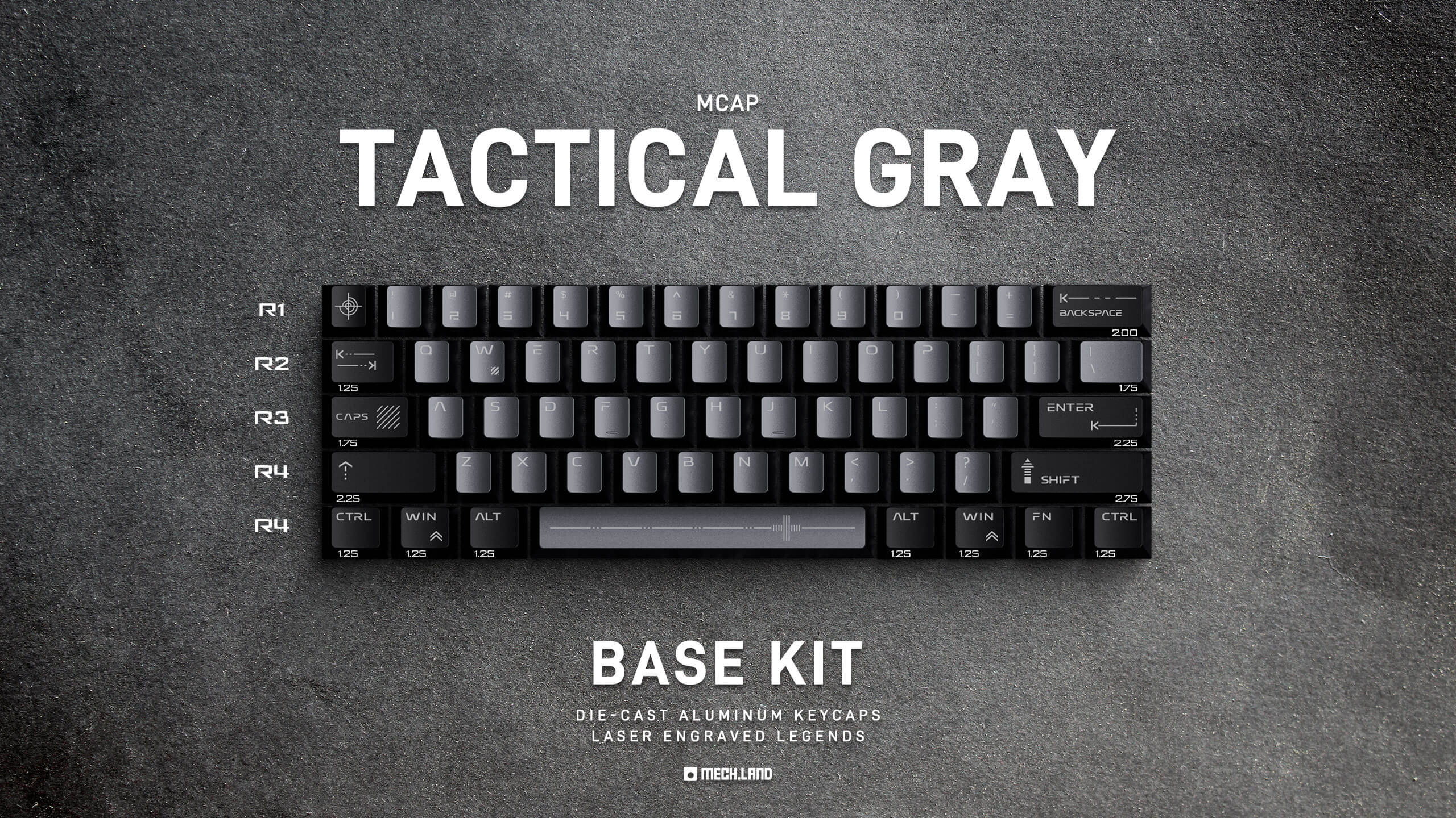 MCap Die-cast Aluminum Keycaps