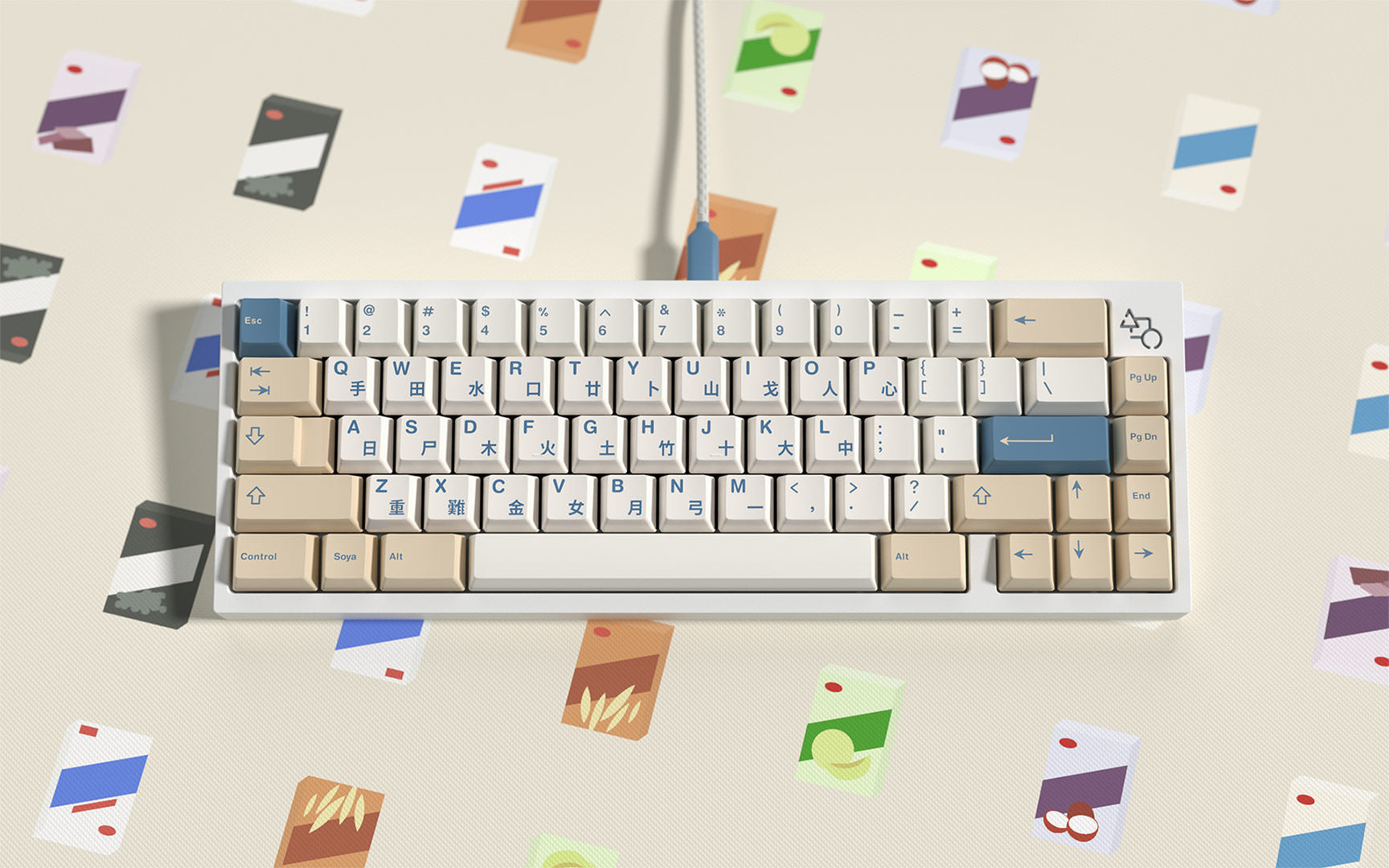 GMK Soyamilk (low stock) [In stock]