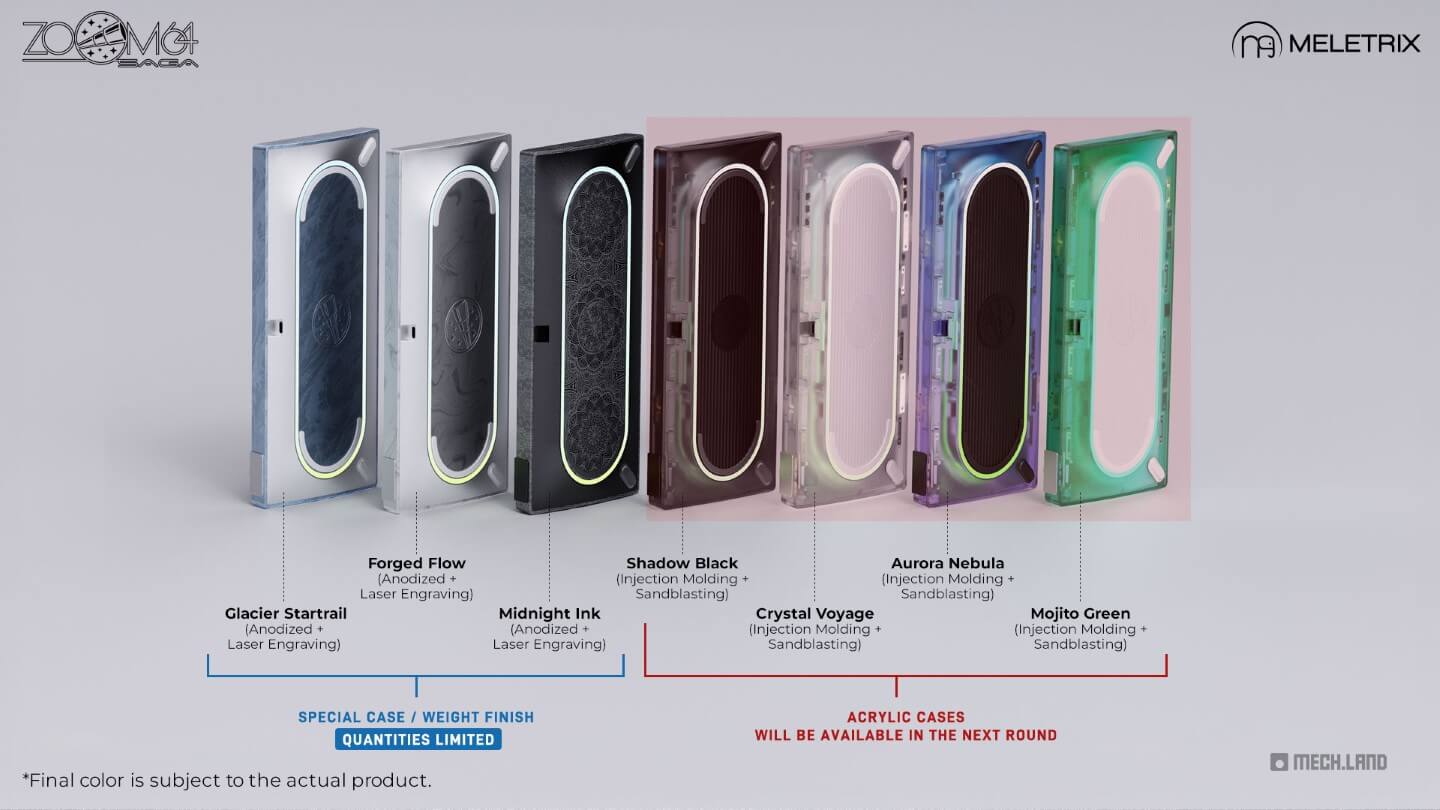 Case color & finish process