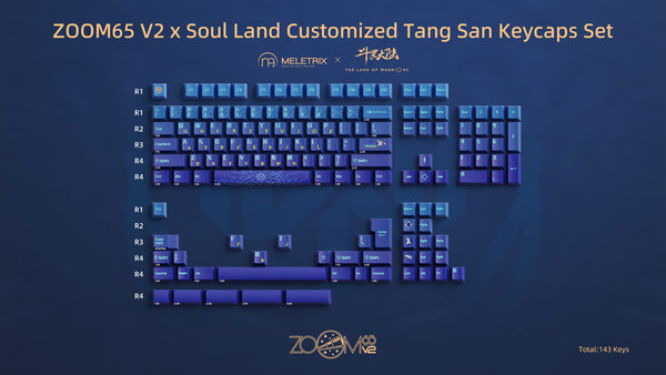 Zoom65 V2 x Soul Land Keycaps [Pre-order]