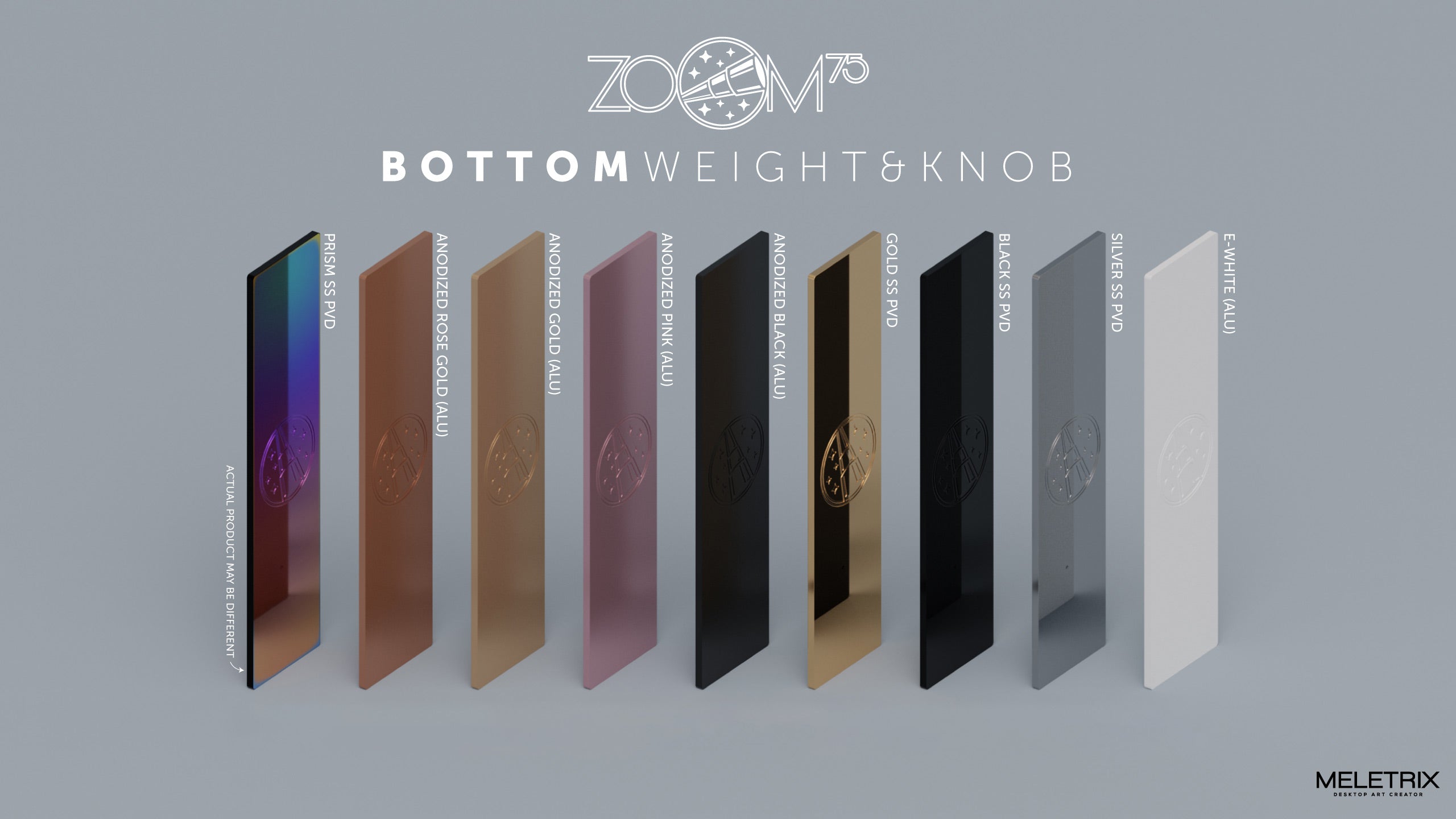 Zoom75 - Extra External Weights [Pre-order]