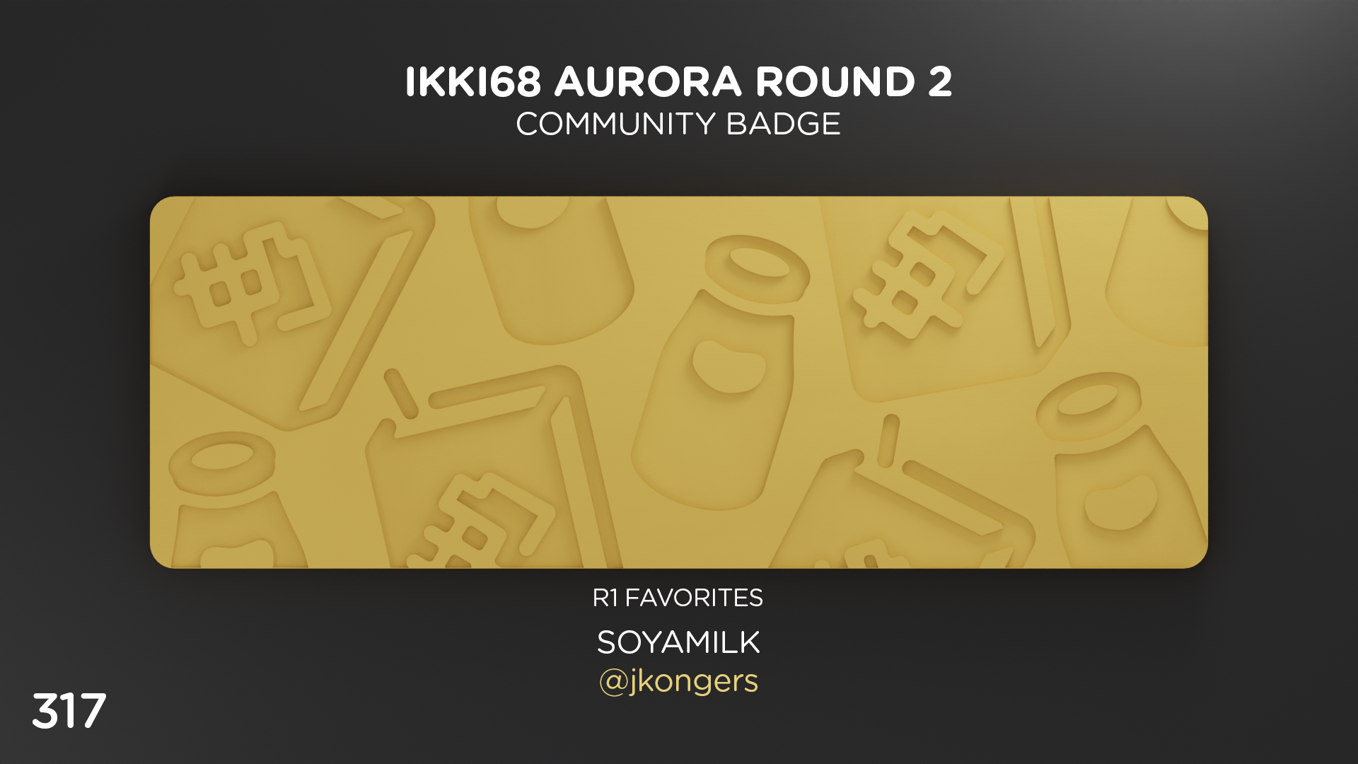 Ikki68 Aurora Badge Group Buy - Community Badges Set Two