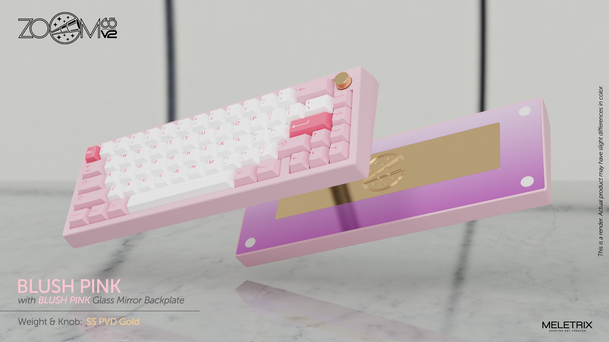 Zoom65 V2 EE - Blush Pink [Pre-order]