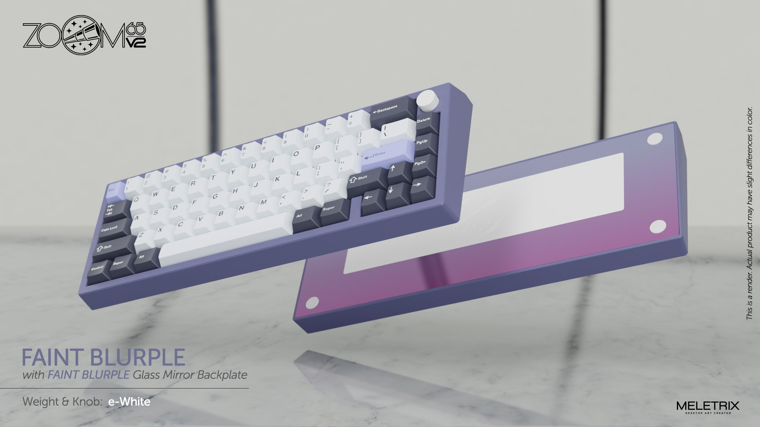 Zoom65 V2 EE - Faint Blurple [Pre-order]