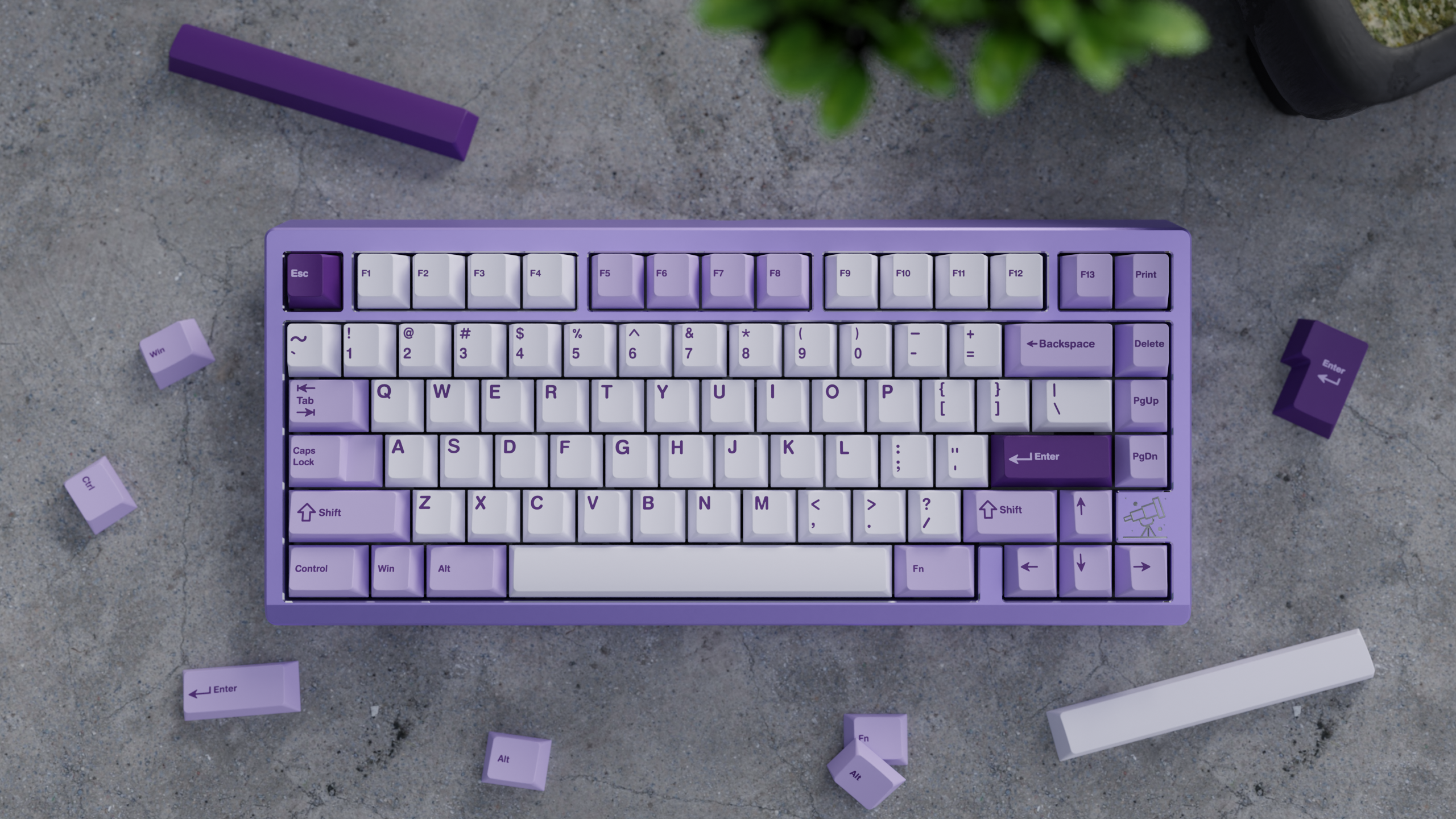 WS Lavender Bliss Keycaps [Pre-order]