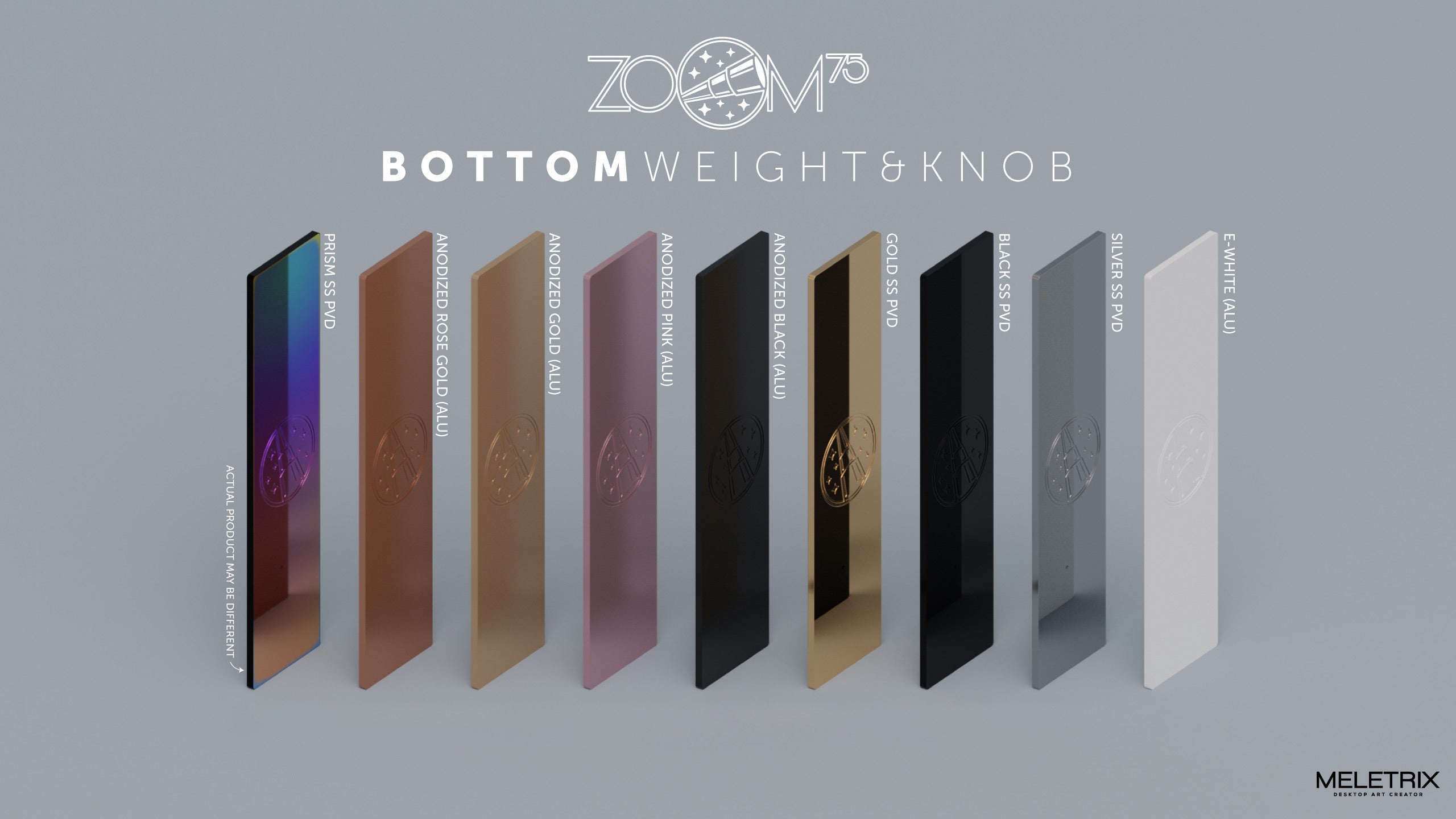 Zoom75 - Extra External Weights (2023) [Pre-order]